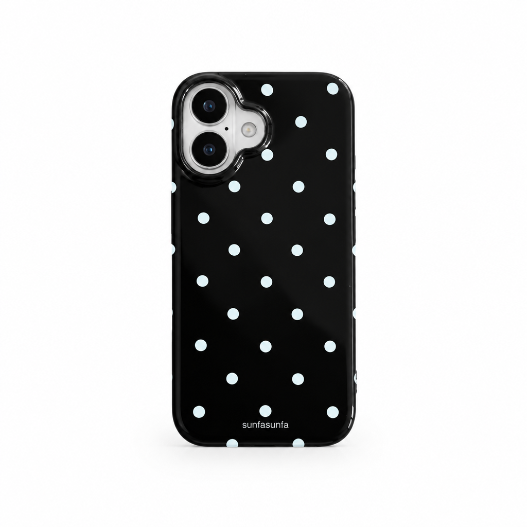 Couple Dot Ink iPhone Case