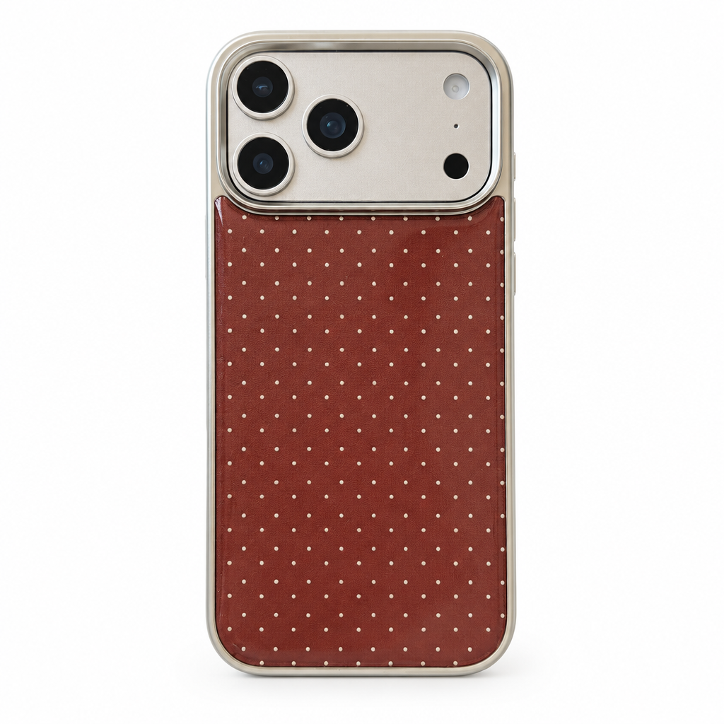 Foil Dot Cherry iPhone Case