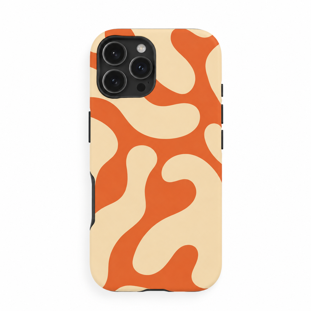 Double Pink Canvas iPhone Case