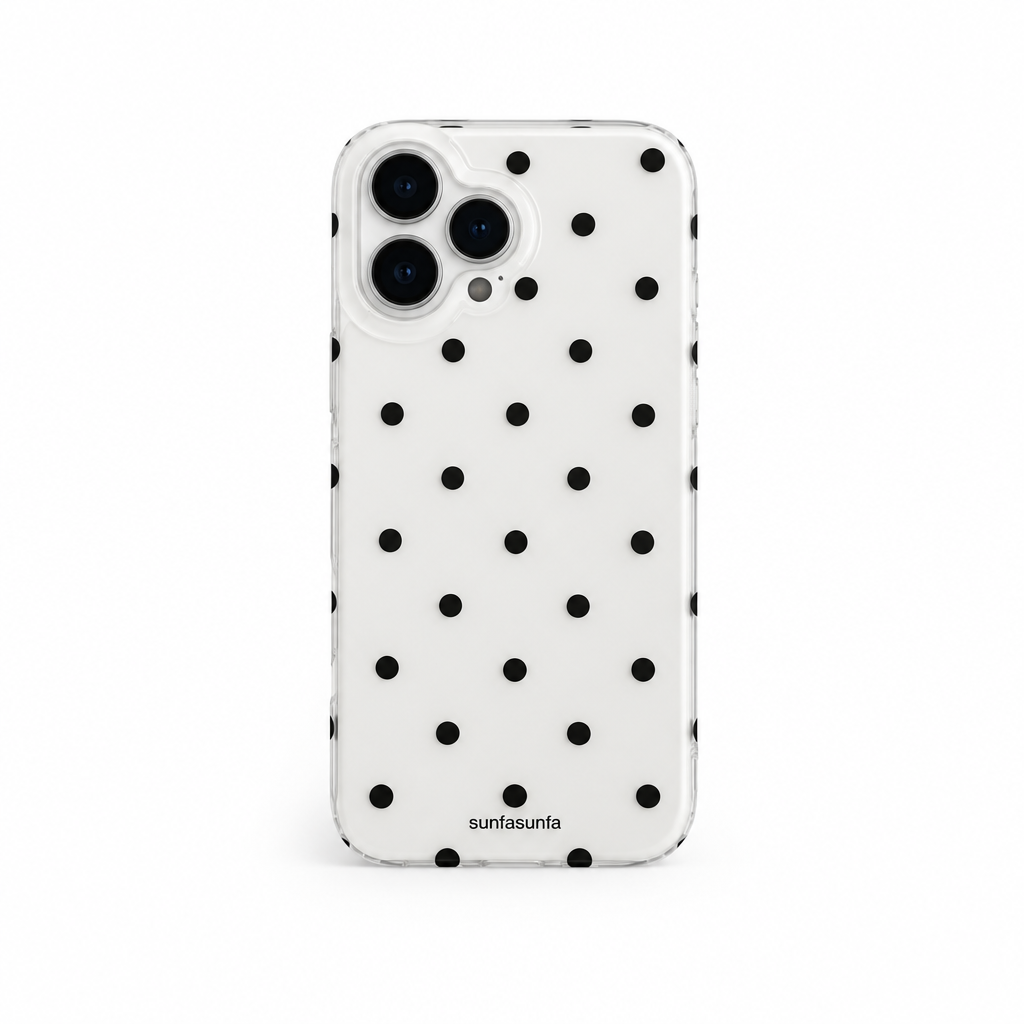 Couple Dot Chalk iPhone Case