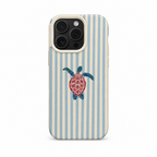 Turtle Stripe Chalk iPhone Case