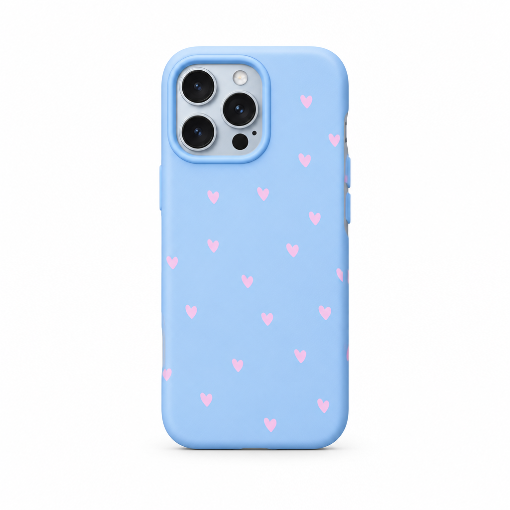 Jelly Heart Cobalt iPhone Case