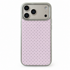 Foil Dot Blush iPhone Case