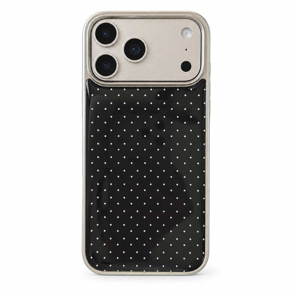 Foil Dot Ink iPhone Case