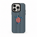 Turtle Stripe Ink iPhone Case