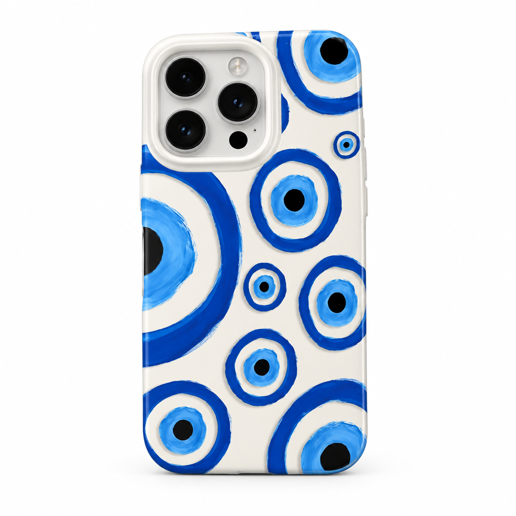 Eye Retro Chalk iPhone Case