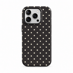 Chalk Dot Soot iPhone Case