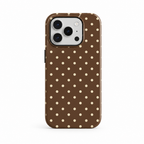 Chalk Dot Graphite iPhone Case