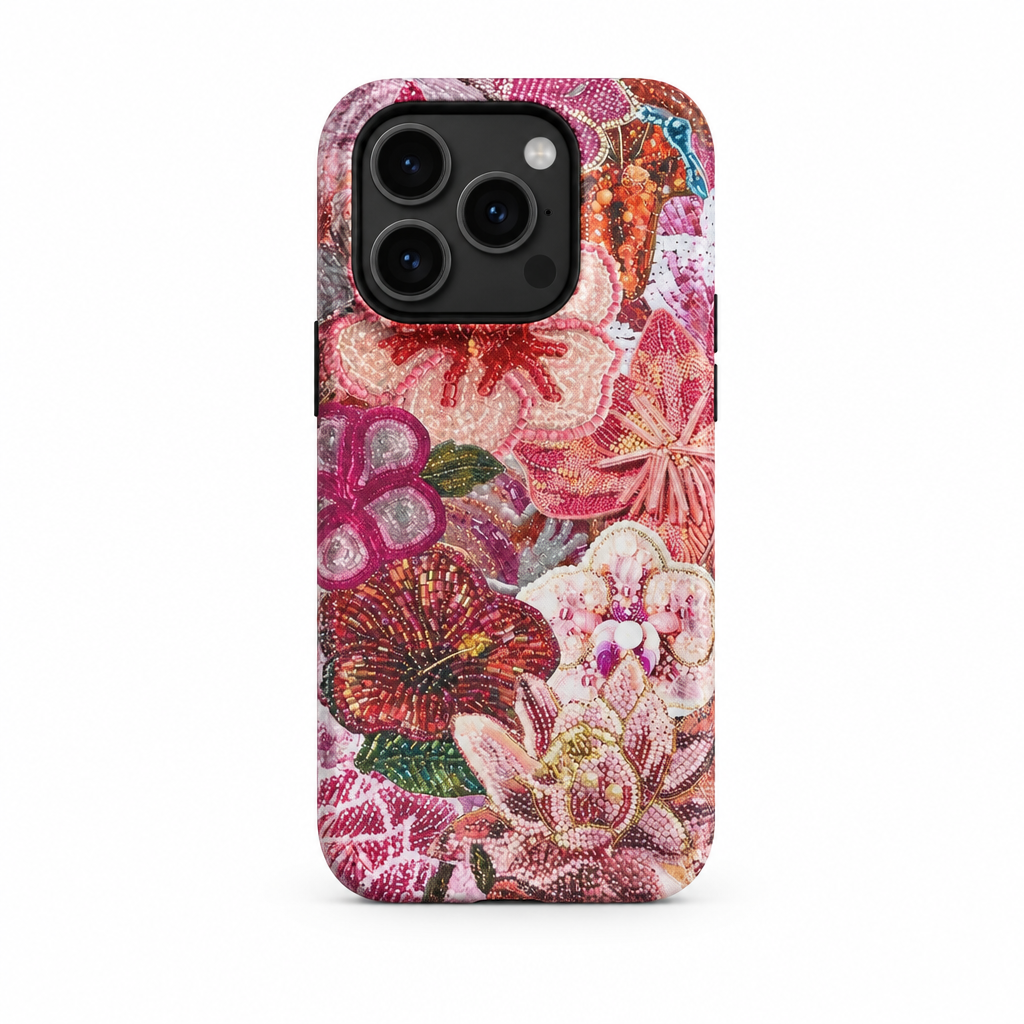 Chalk Dot Charcoal iPhone Case
