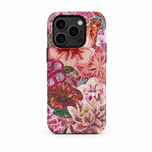 Chalk Dot Charcoal iPhone Case