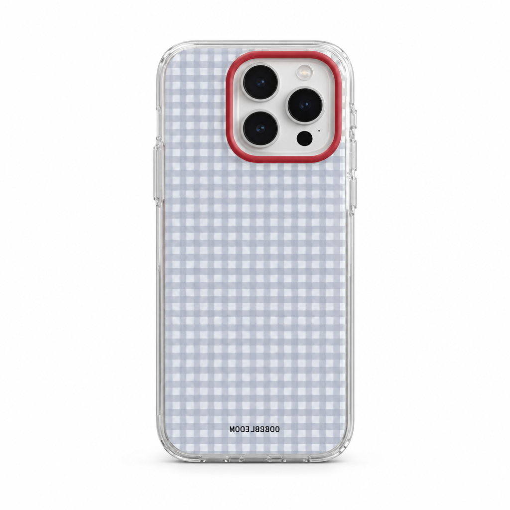 Checker Grid — Afterglow — iPhone Case