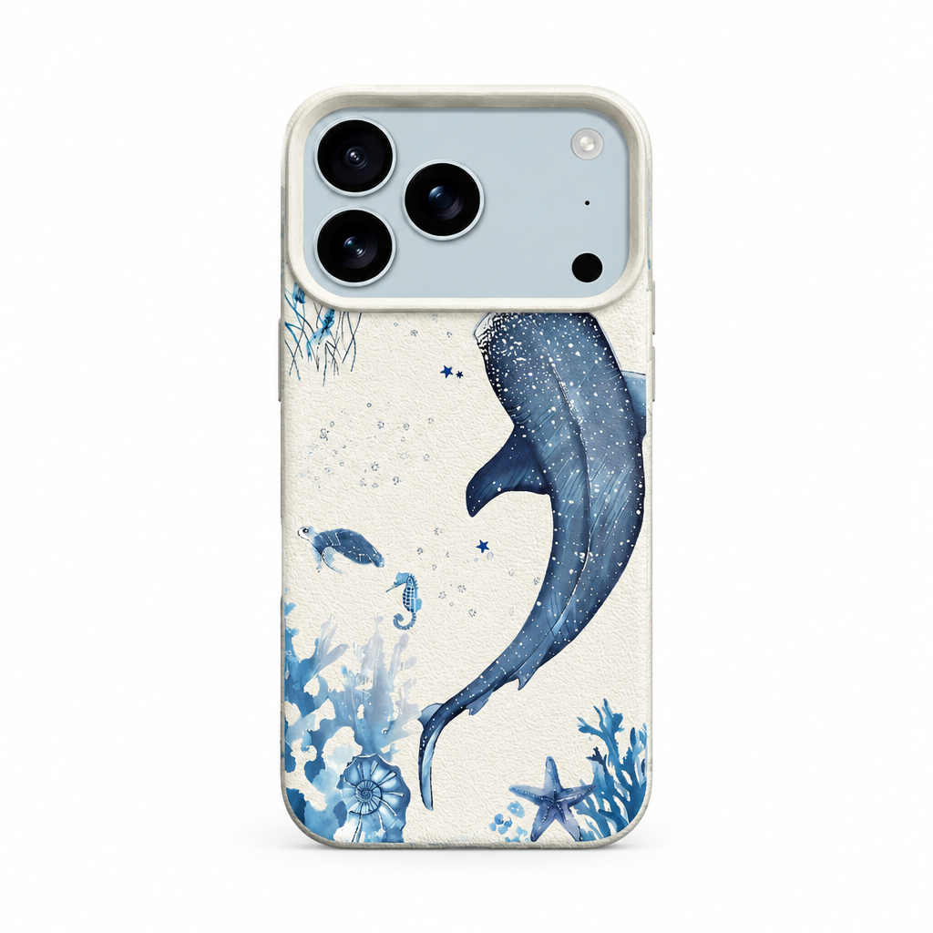 Whale Song — Chalk — iPhone Case