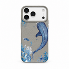 Whale Song — Ash — iPhone Case