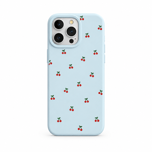 Cherry Bounce — Cobalt — iPhone Case