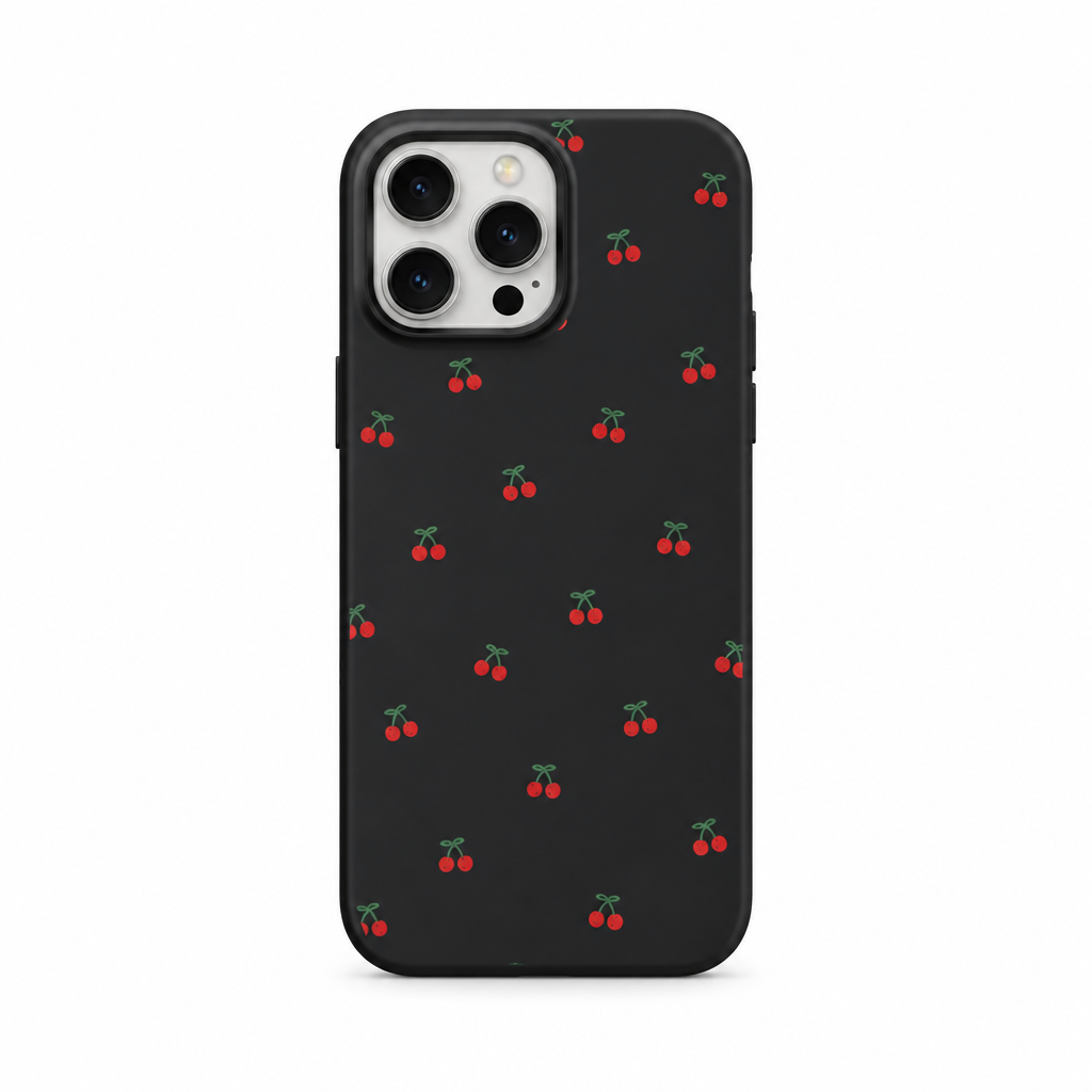 Cherry Bounce — Ink — iPhone Case