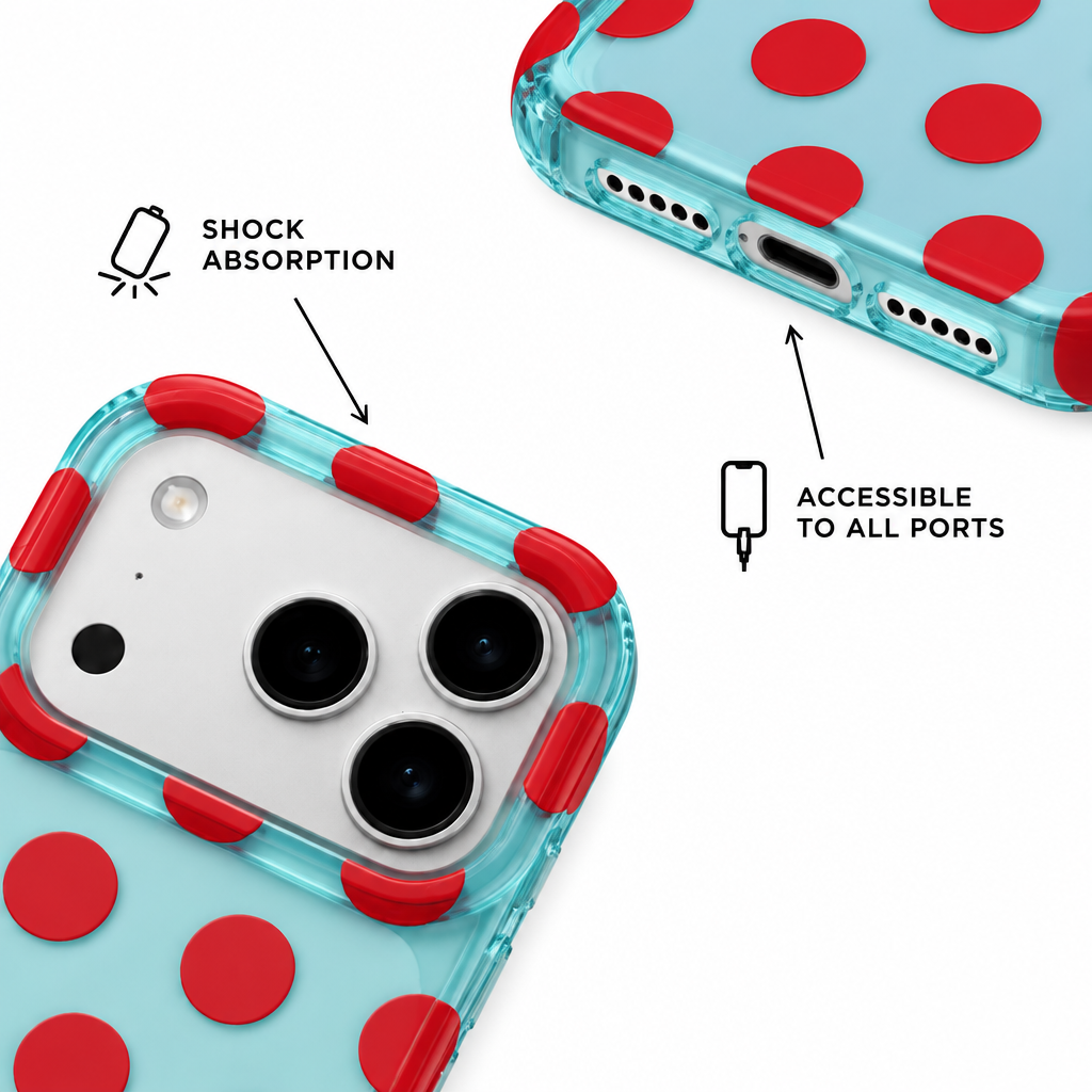 Cherry Mint — Atlas — iPhone Case — details
