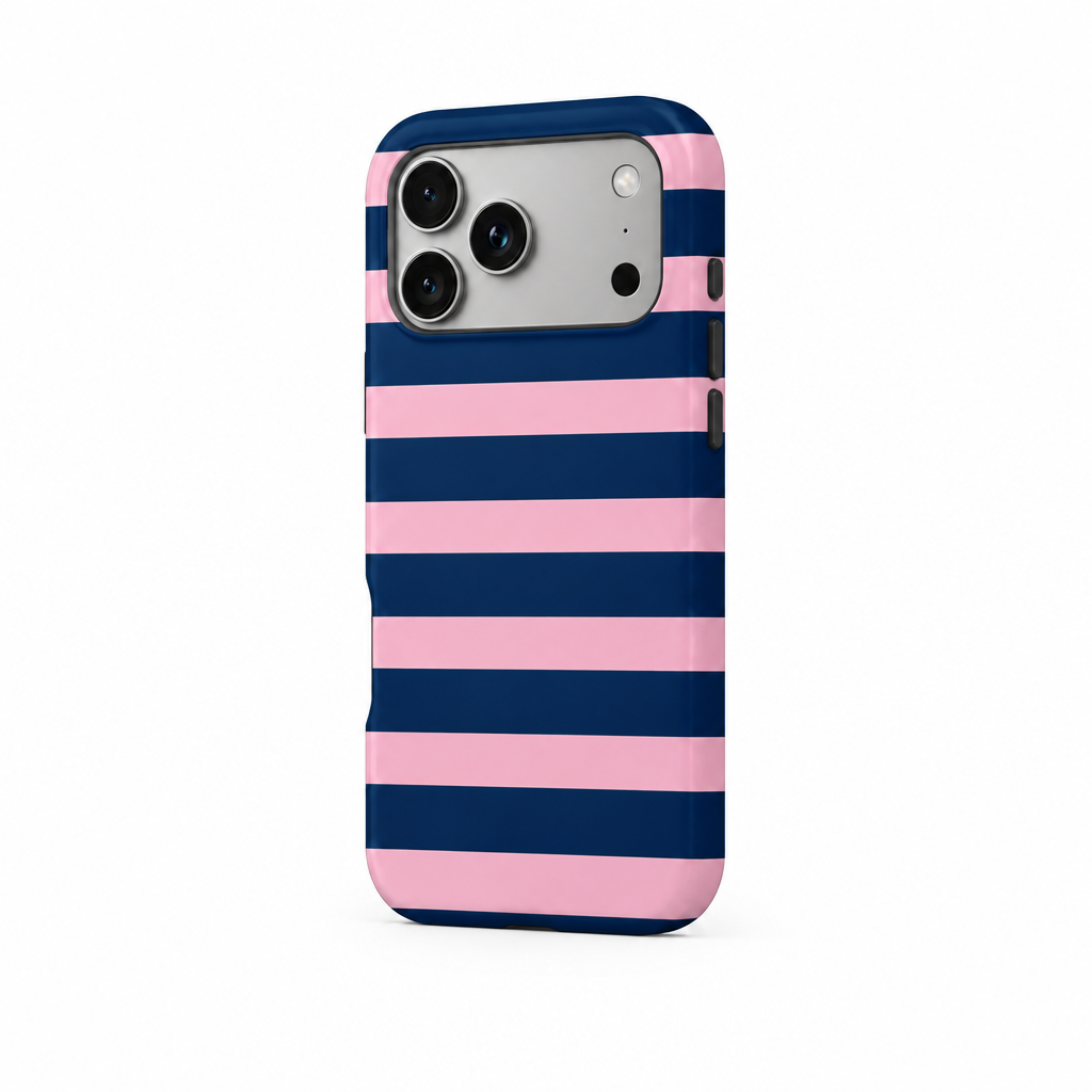 Stripe Party — Canvas — iPhone Case — side view