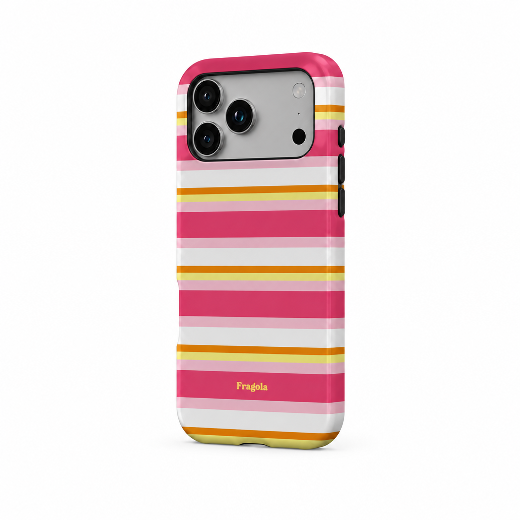 Stripe Party — Afterglow — iPhone Case — side view