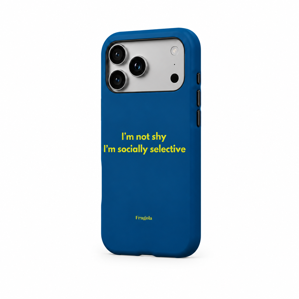 Loud Type — Cinema — iPhone Case — side view