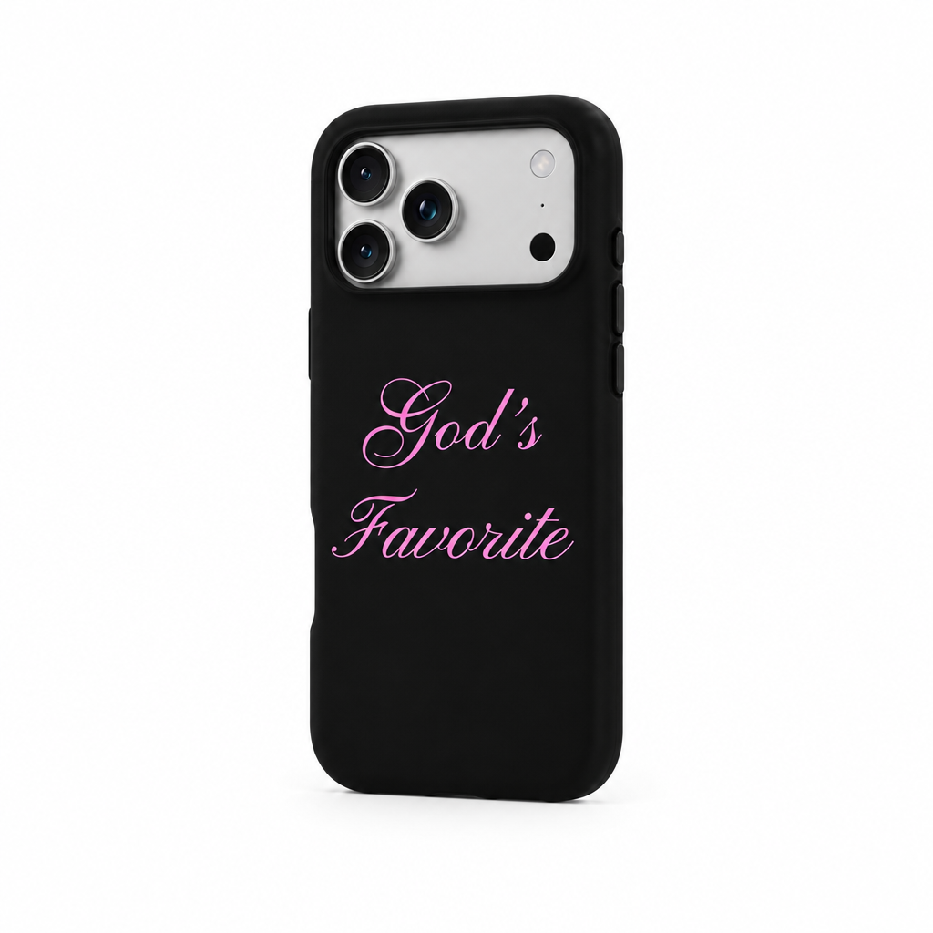Loud Type — Chorus — iPhone Case — side view