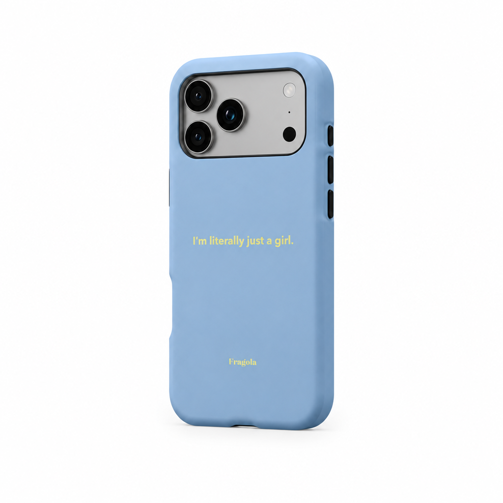 Loud Type — Canvas — iPhone Case — side view