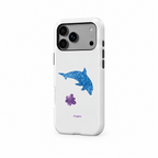 Loud Type — Aura — iPhone Case — side view