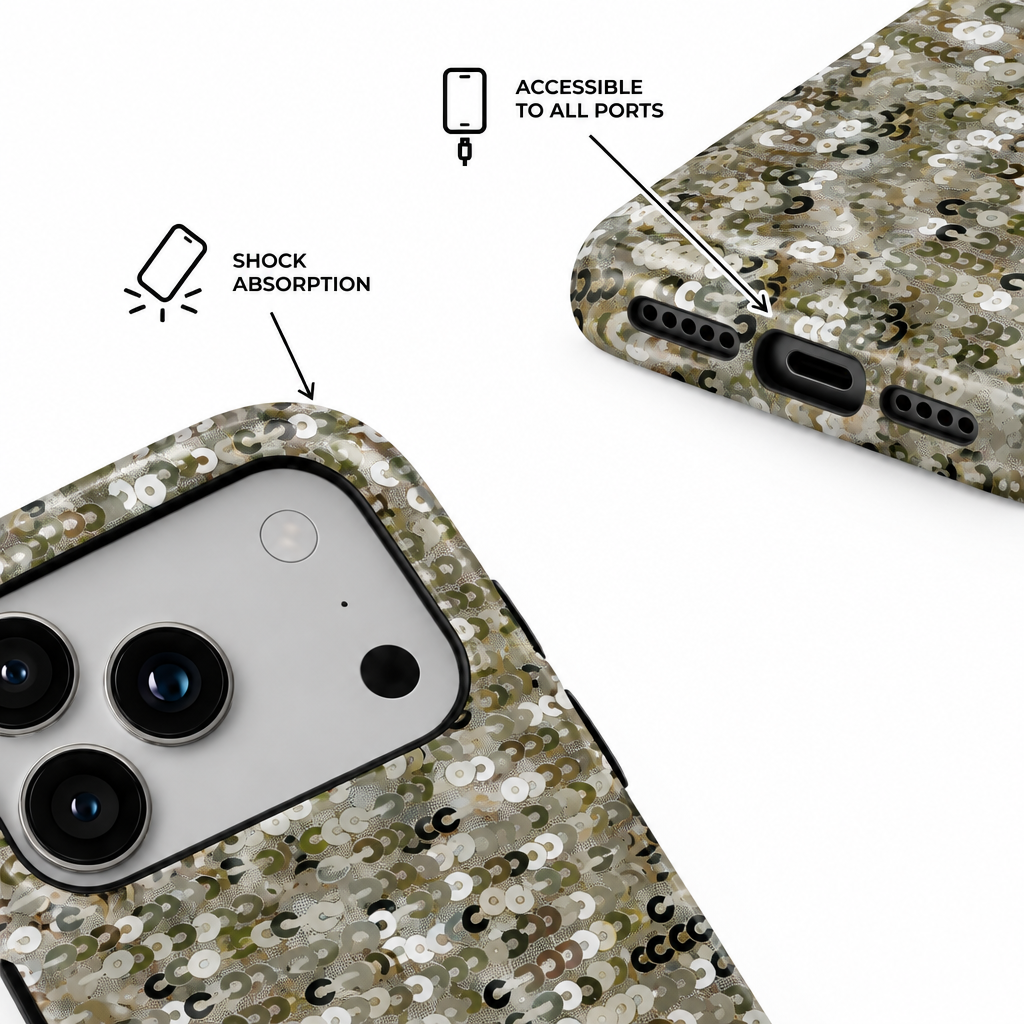 Pumpkin Spice — Canvas — iPhone Case — details