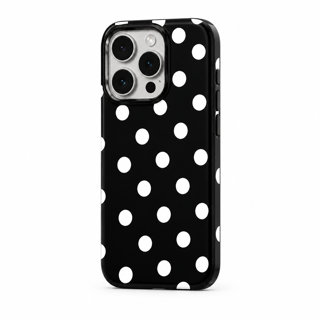 White Dot — Afterglow — iPhone Case — side view