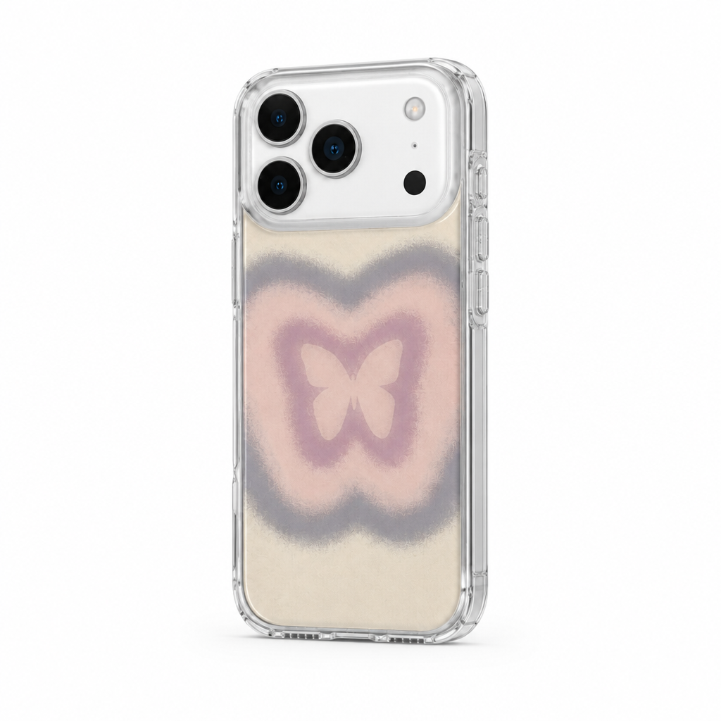 Butterfly Gradient — Afterglow — iPhone Case — side view