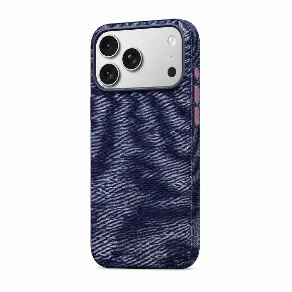 Woven Tech — Iris — iPhone Case — side view