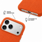 Woven Tech — Amber — iPhone Case — details