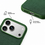 Woven Tech — Fern — iPhone Case — details