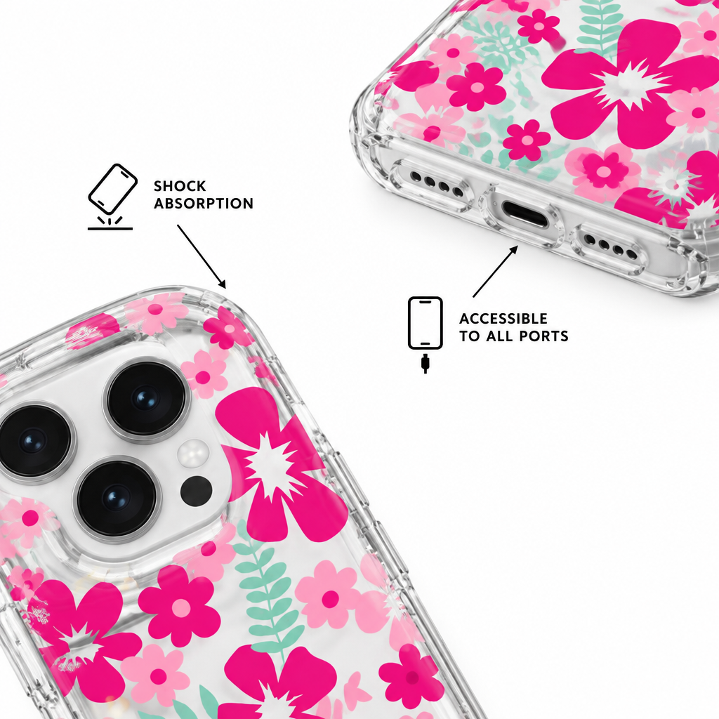 Clear Petal — Glass — iPhone Case — details