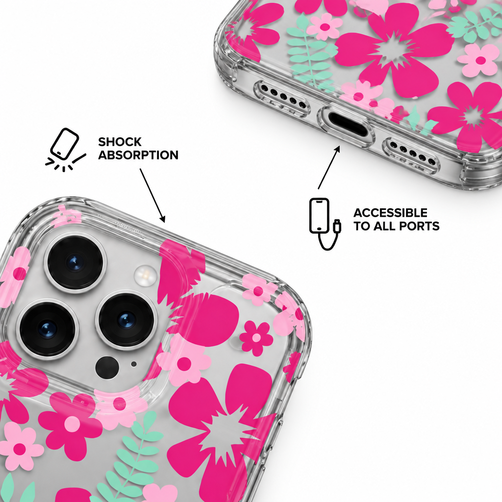 Clear Petal — Onyx — iPhone Case — details