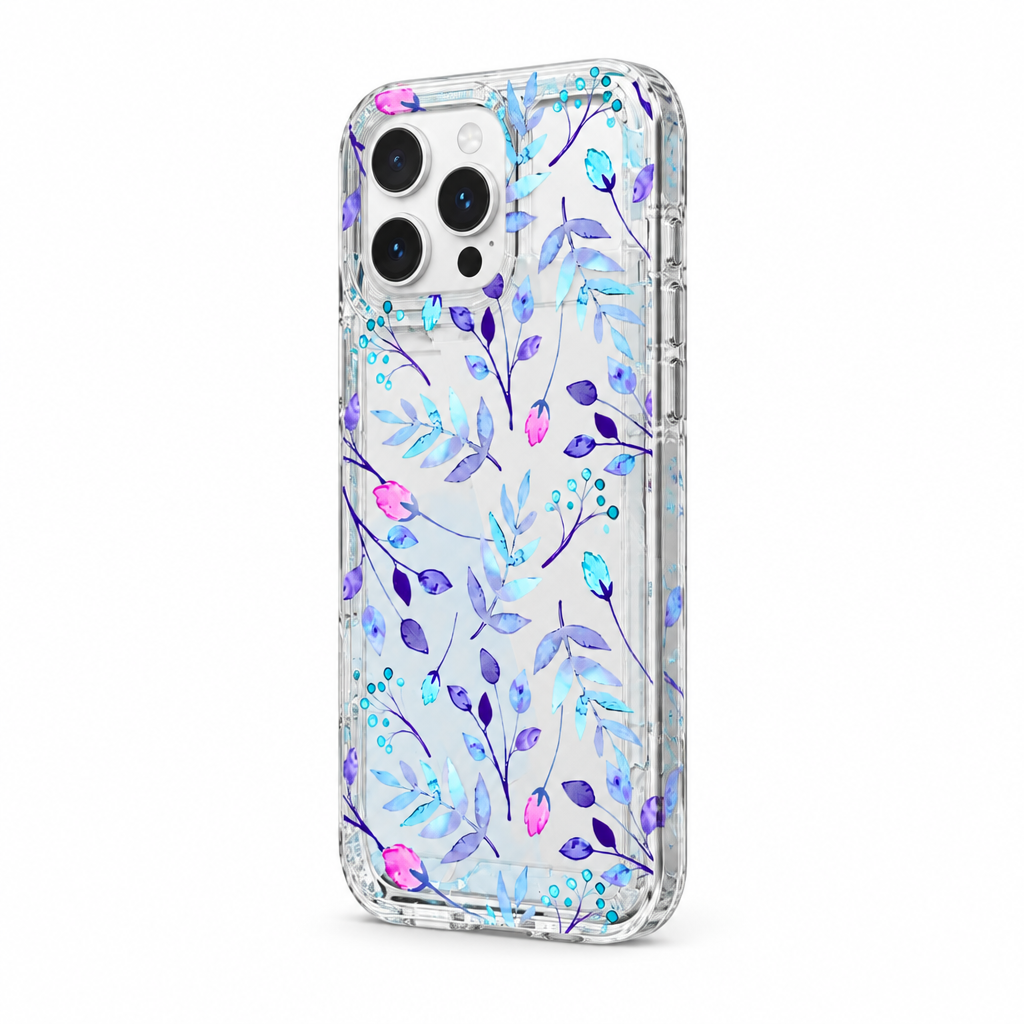Retro Petal — Crystal — iPhone Case — side view