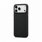 Tech Weave — Ink — iPhone Case — side view