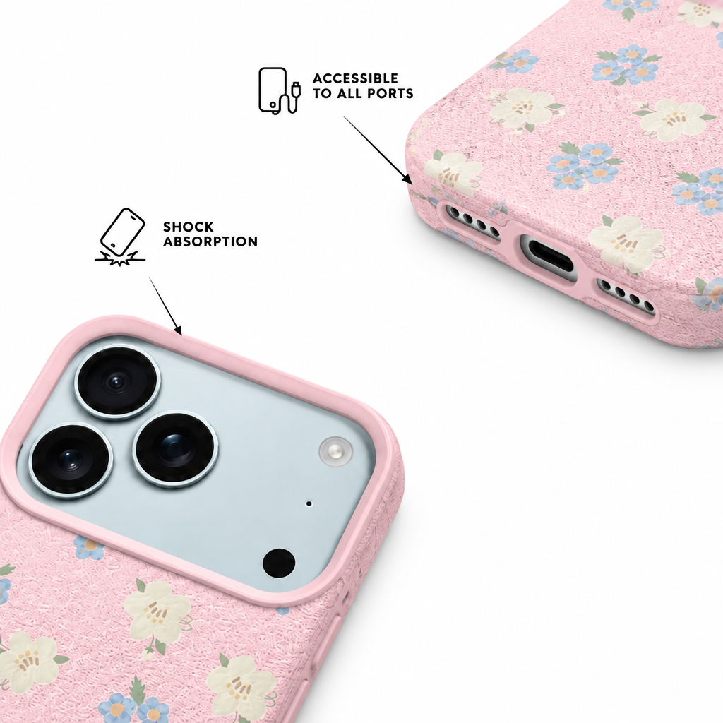 Petal Press — Blush — iPhone Case — details