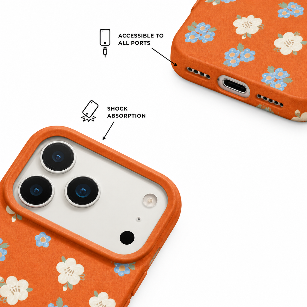 Petal Press — Amber — iPhone Case — details