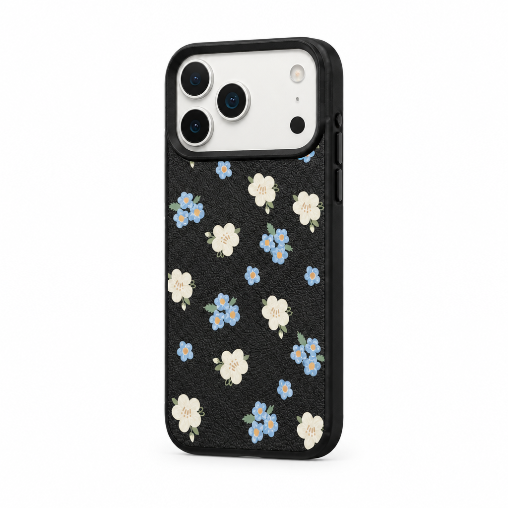 Petal Press — Ink — iPhone Case — side view
