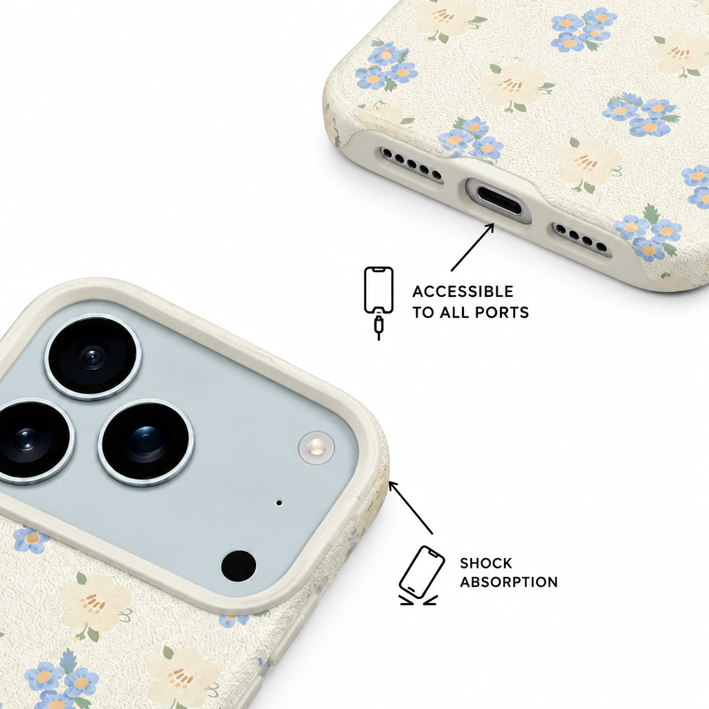 Petal Press — Oat — iPhone Case — details