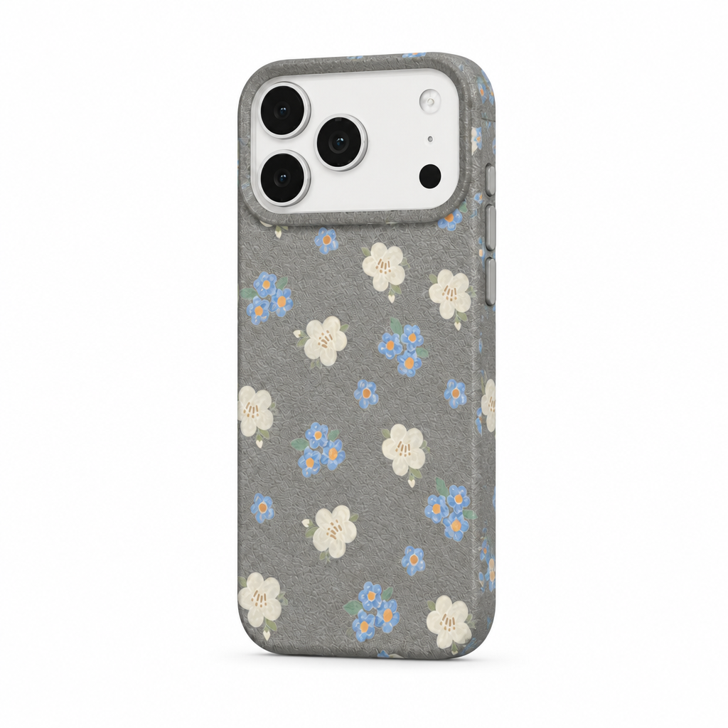 Petal Press — Ash — iPhone Case — side view