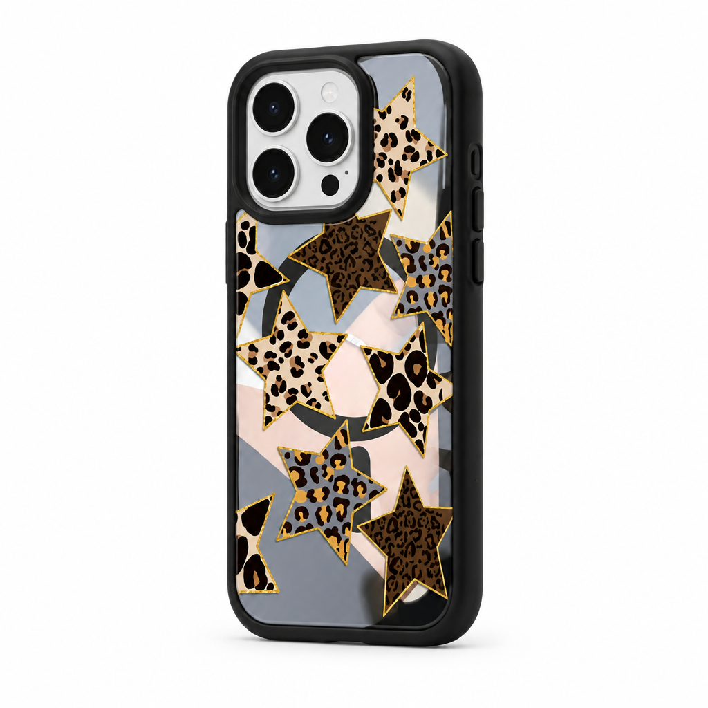 Leopard Matte — Afterglow — iPhone Case — side view