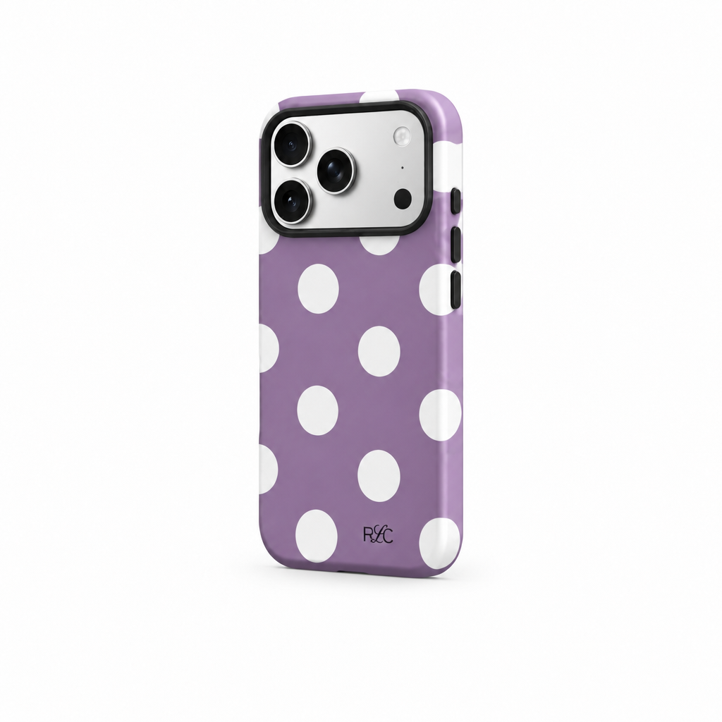 Big Dot — Iris — iPhone Case — side view