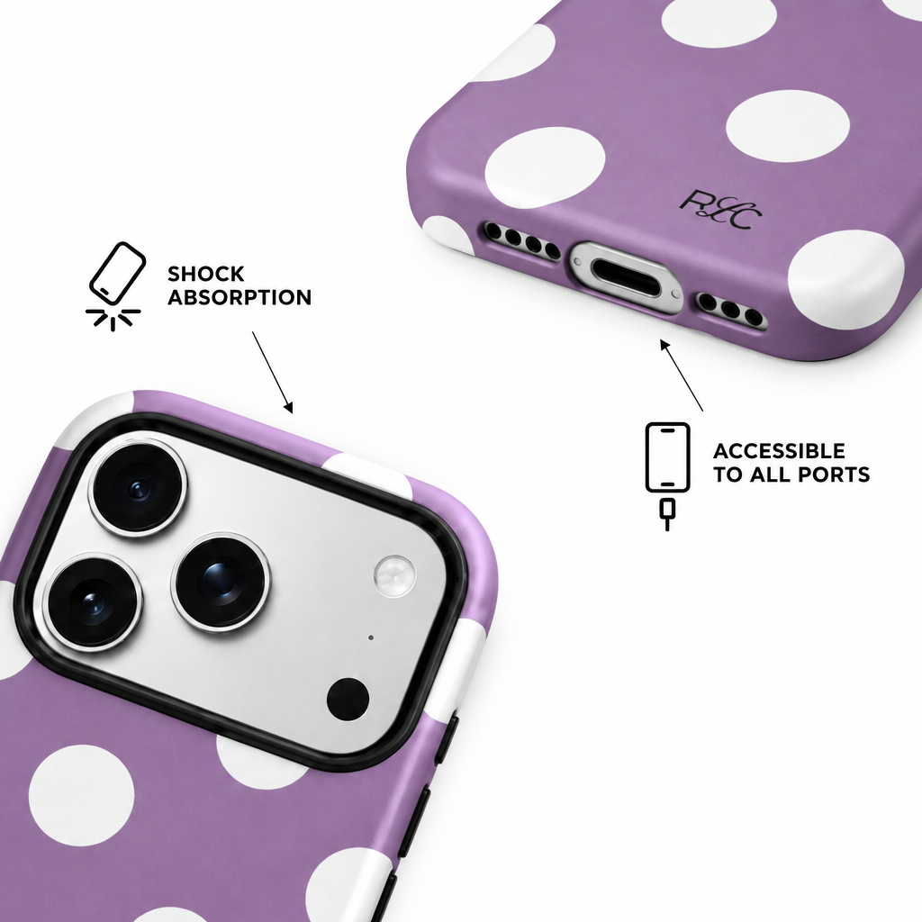 Big Dot — Iris — iPhone Case — details