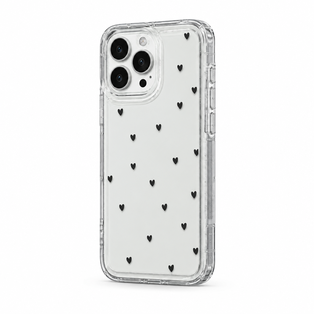 Clear Heart — Afterglow — iPhone Case — side view