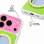 Contrast Stand — Sage — iPhone Case — details