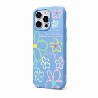 Spring Press — Cobalt — iPhone Case — side view