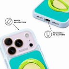 Contrast Stand — Fern — iPhone Case — details
