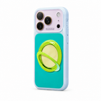 Contrast Stand — Fern — iPhone Case — side view