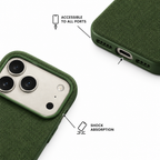 Tech Weave — Fern — iPhone Case — details